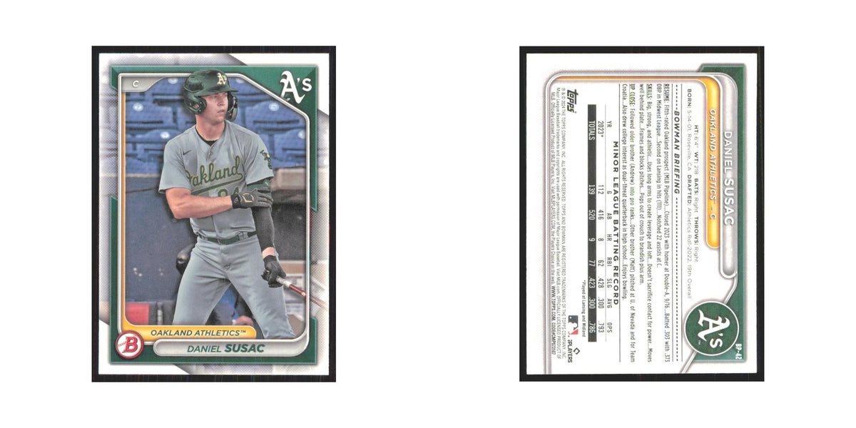 2024 Bowman Prospects Daniel Susac Athletics #BP-42