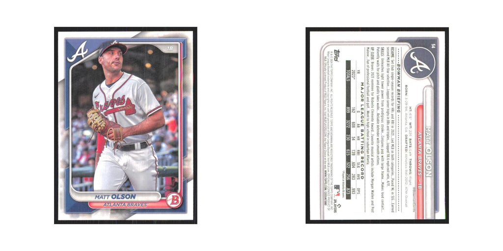 2024 Bowman Matt Olson Braves #54