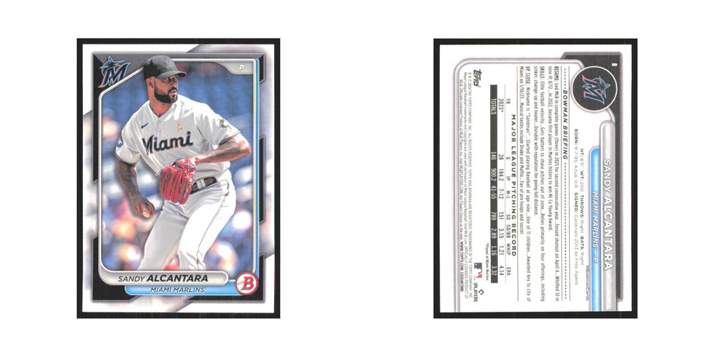 2024 Bowman Sandy Alcantara Marlins #8