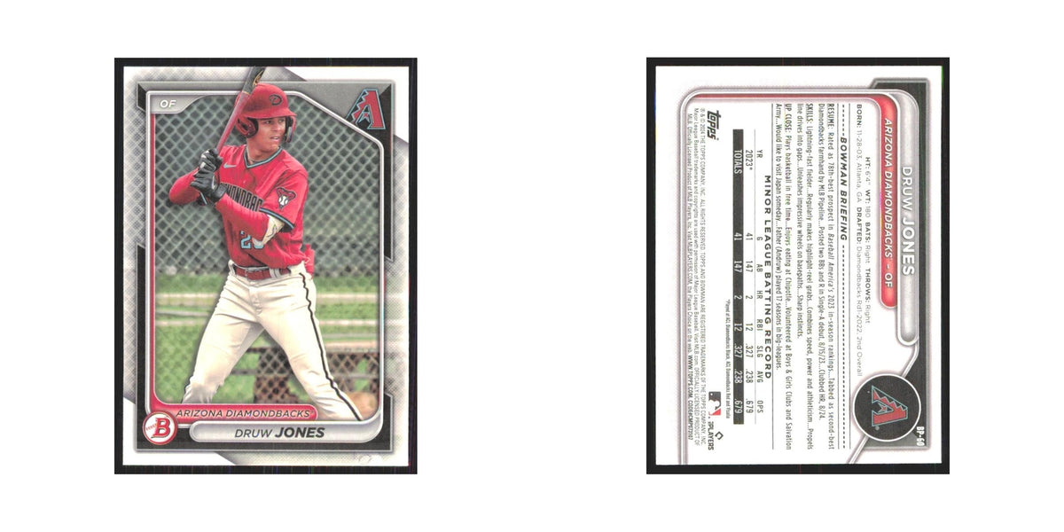 2024 Bowman Prospects Druw Jones Diamondbacks #BP-60