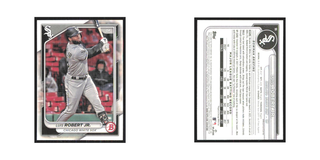 2024 Bowman Luis Robert Jr. White Sox #55