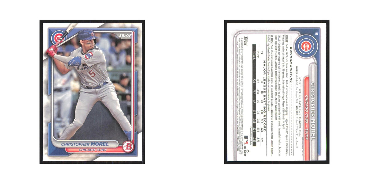 2024 Bowman Christopher Morel Cubs #91