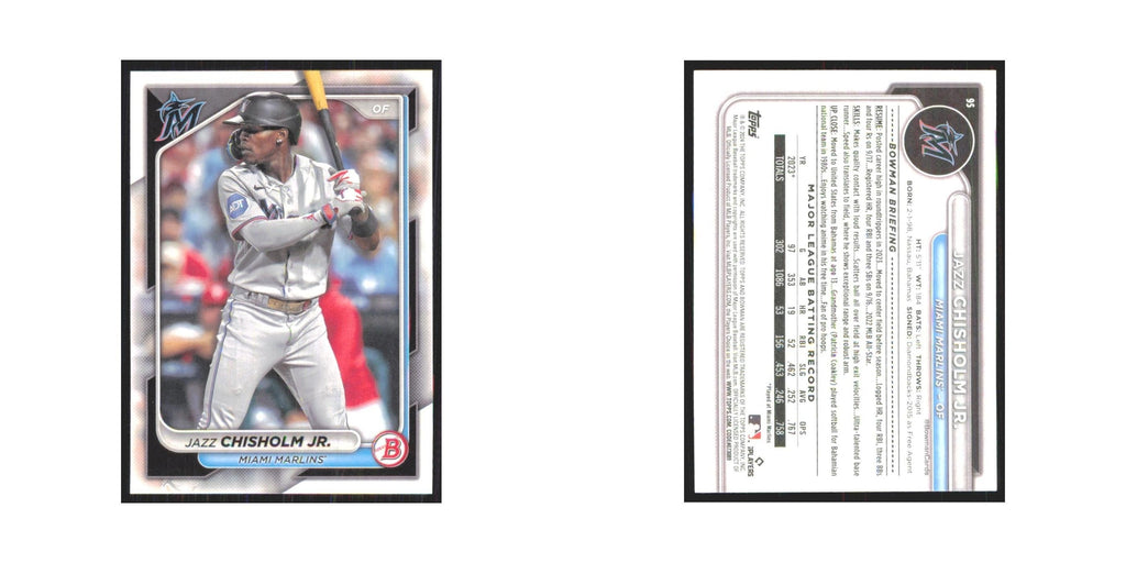 2024 Bowman Jazz Chisholm Jr. Marlins #95