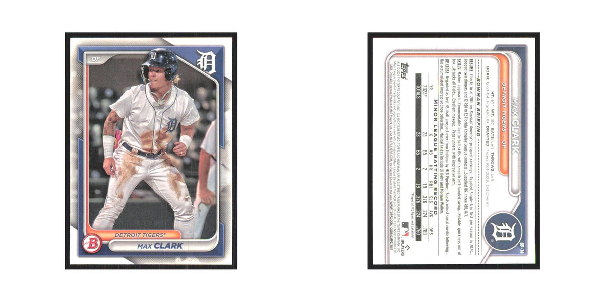 2024 Bowman Prospects Max Clark Tigers #BP-74