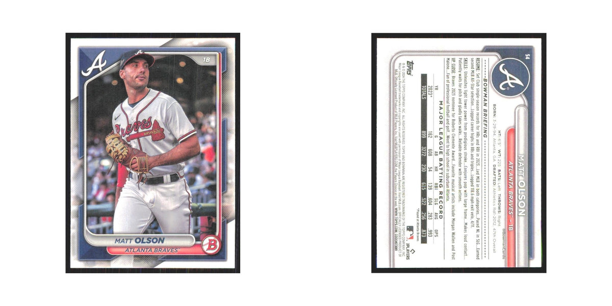 2024 Bowman Matt Olson Braves #54