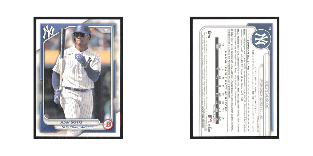 2024 Bowman Juan Soto Yankees #78