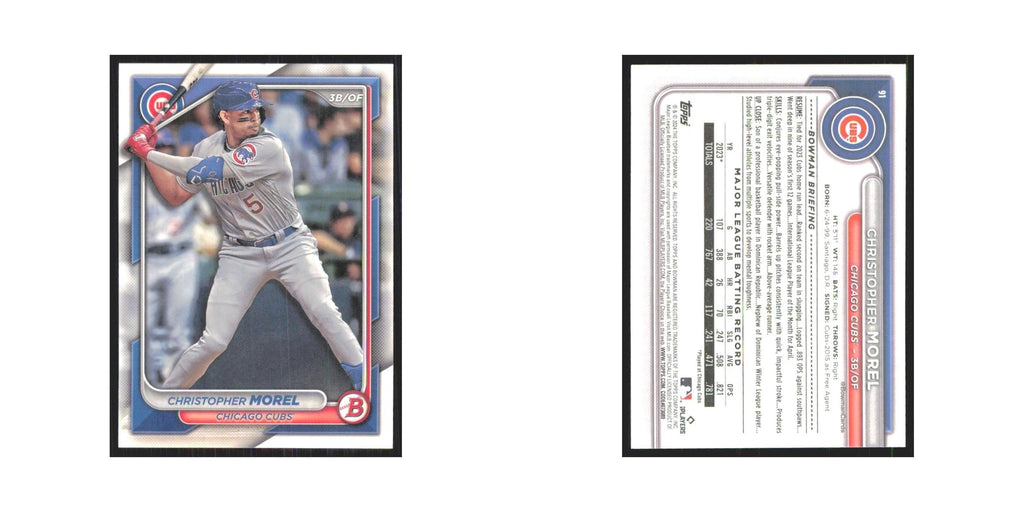 2024 Bowman Christopher Morel Cubs #91