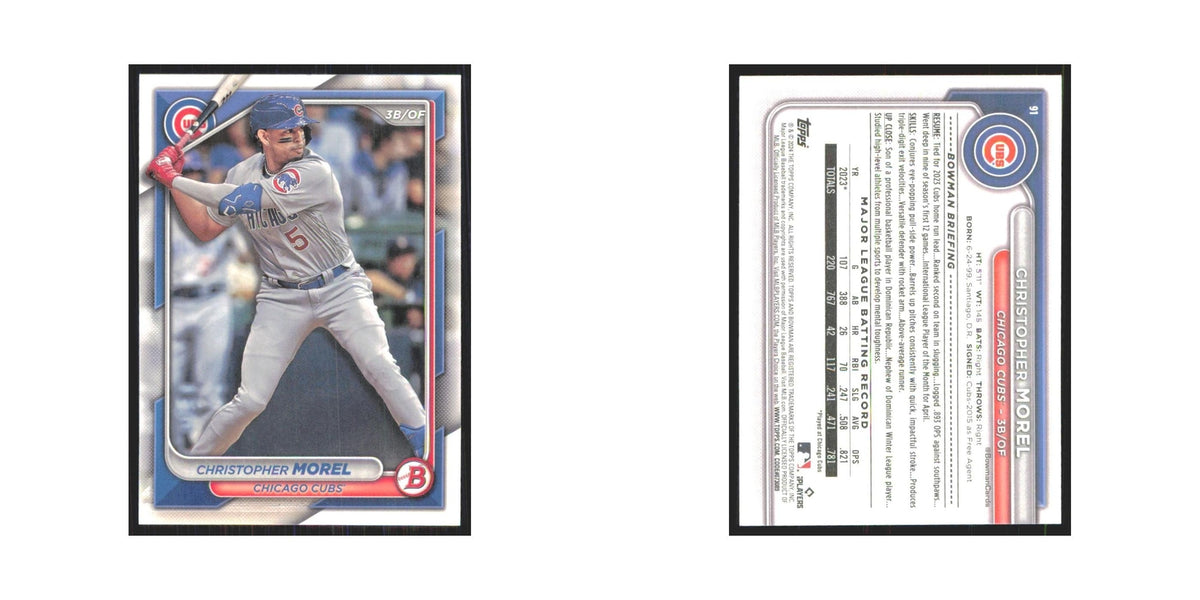 2024 Bowman Christopher Morel Cubs #91
