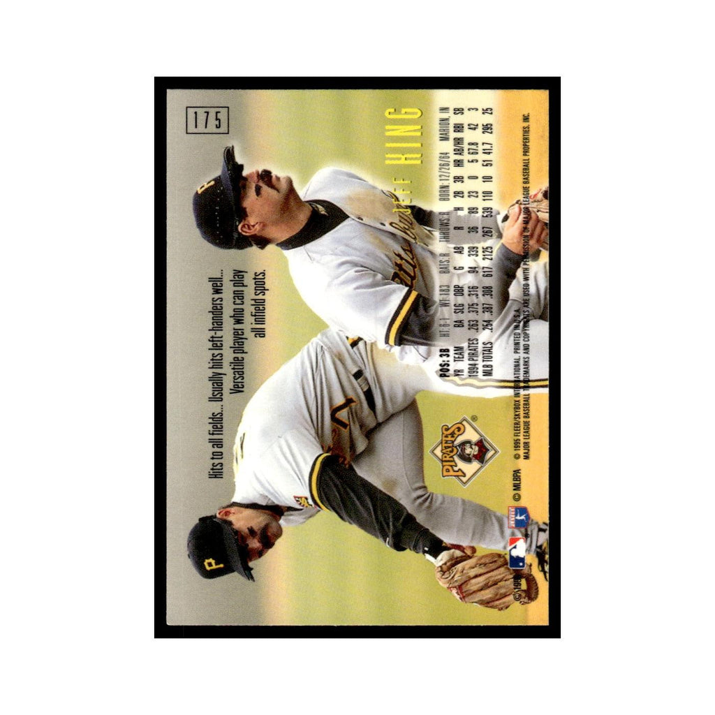 Jeff King 1995 SkyBox E-Motion #175 Pittsburgh Pirates Baseball Card NM