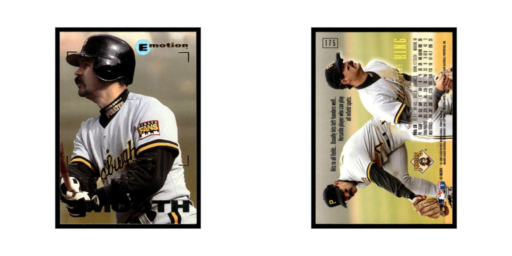 Jeff King 1995 SkyBox E-Motion #175 Pittsburgh Pirates Baseball Card NM