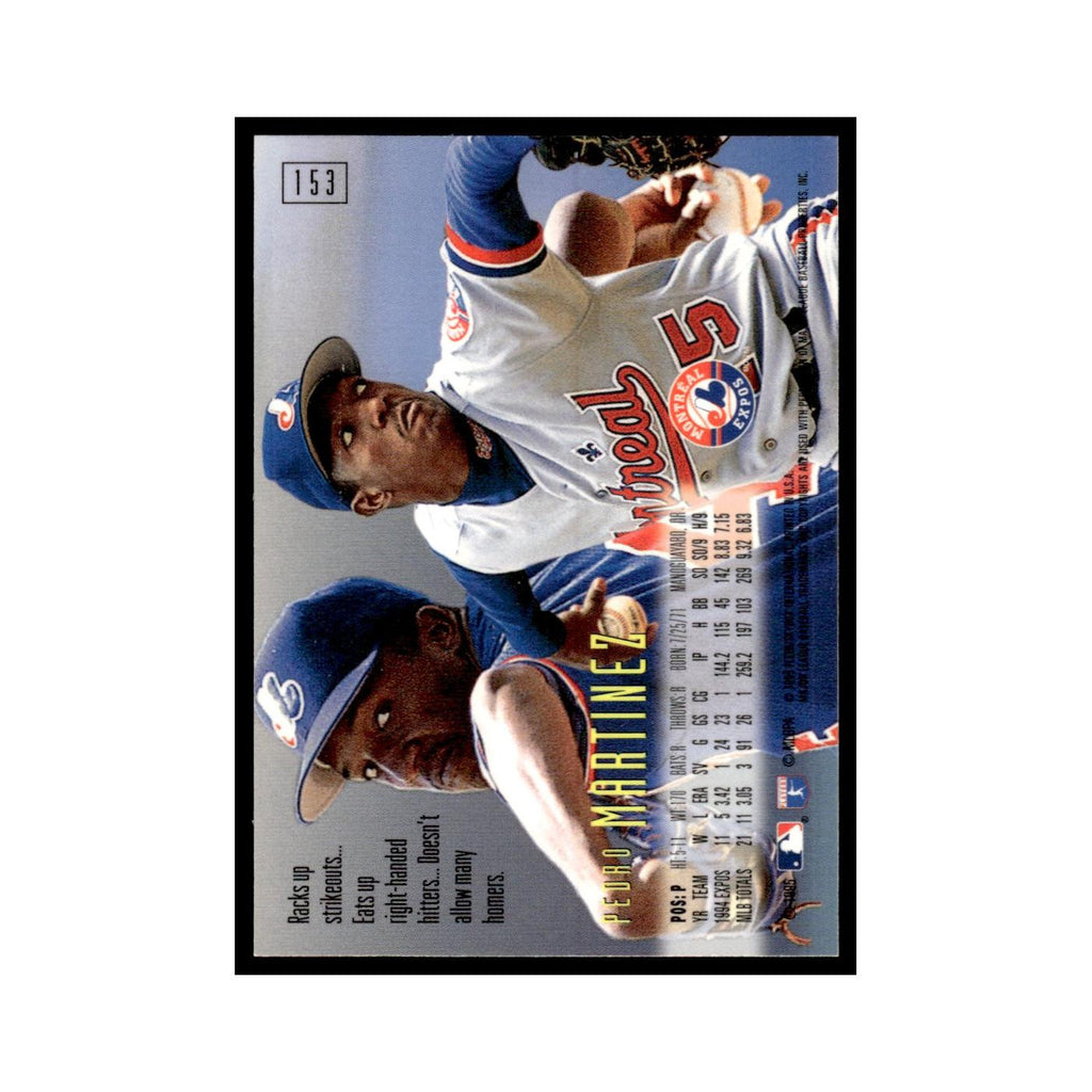 Pedro Martinez 1995 SkyBox E-Motion #153 Montreal Expos Baseball Card NM