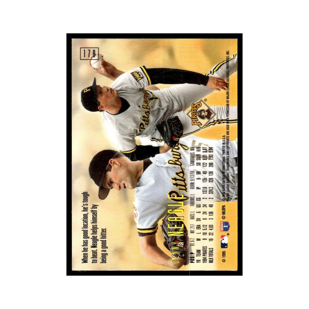 Denny Neagle 1995 SkyBox E-Motion #178 Pittsburgh Pirates Baseball Card NM