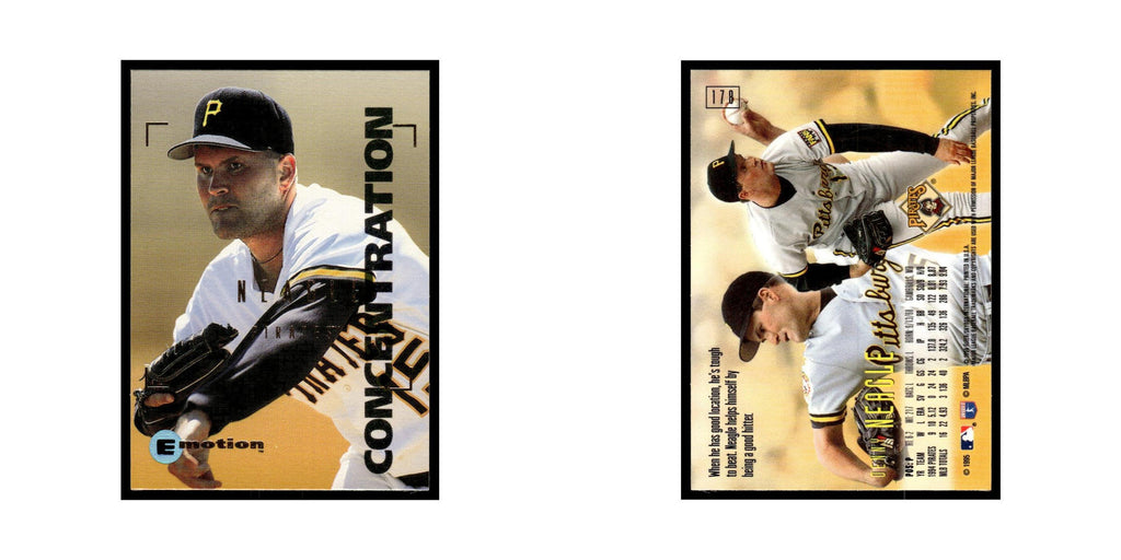 Denny Neagle 1995 SkyBox E-Motion #178 Pittsburgh Pirates Baseball Card NM