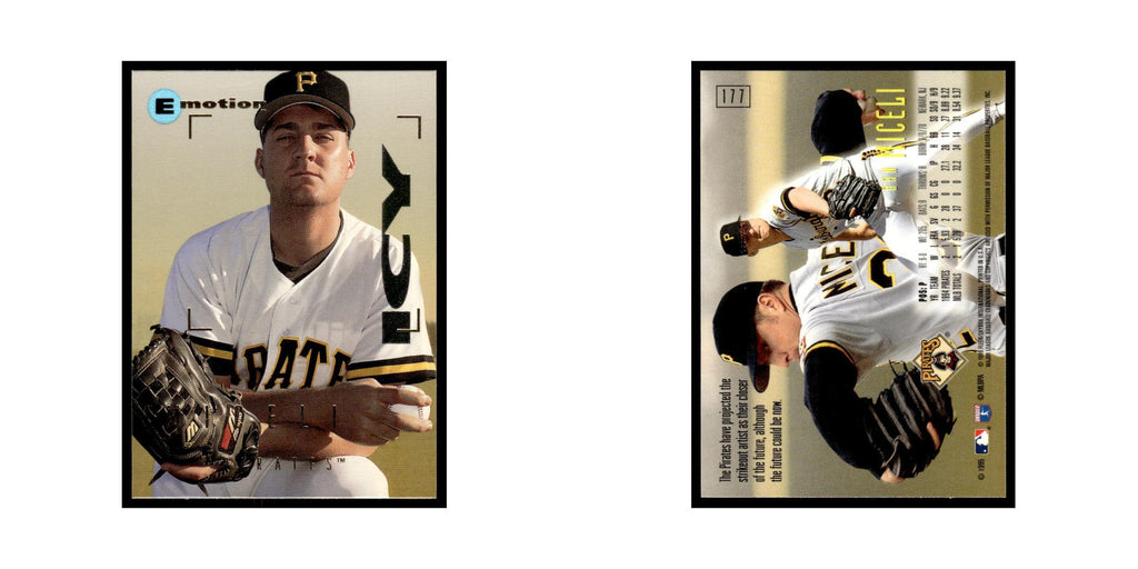 Dan Miceli 1995 SkyBox E-Motion #177 Pittsburgh Pirates Baseball Card NM