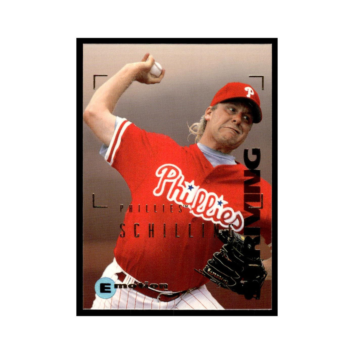 Curt Schilling 1995 SkyBox E-Motion #170 Philadelphia Phillies Baseball Card NM