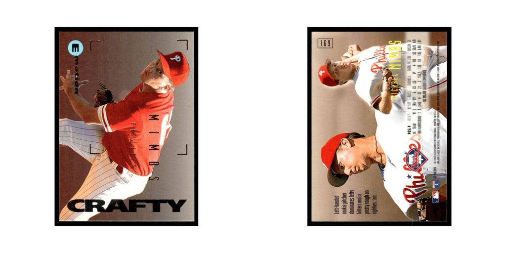 Michael Mimbs 1995 SkyBox E-Motion #169 Philadelphia Phillies Baseball Card NM