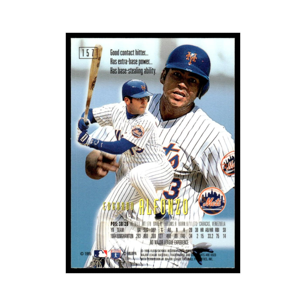 Eduardo Alfonzo 1995 SkyBox E-Motion #157 New York Mets Baseball Card NM