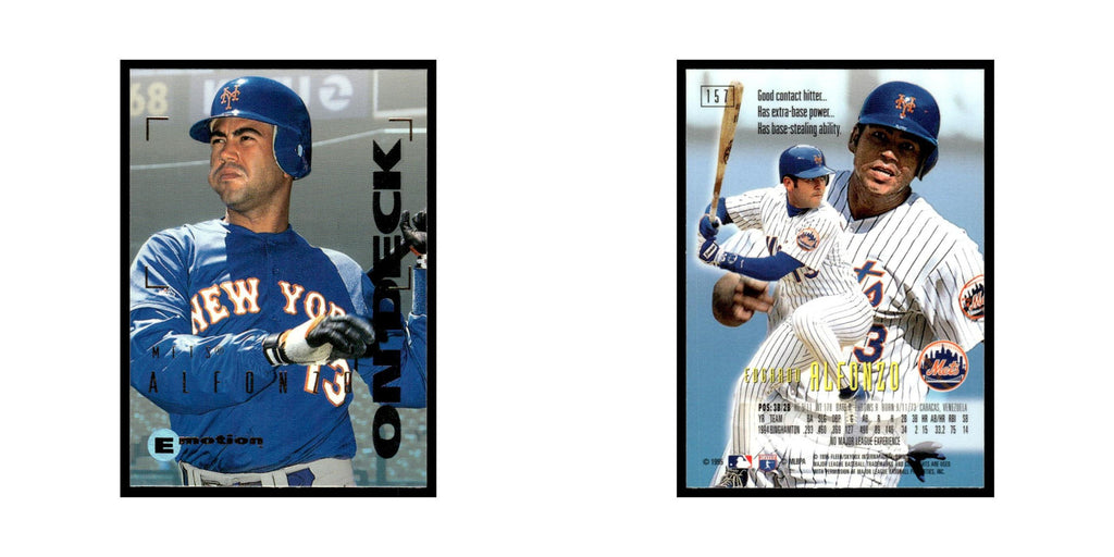 Eduardo Alfonzo 1995 SkyBox E-Motion #157 New York Mets Baseball Card NM