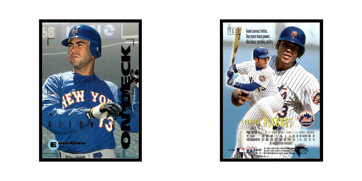 Eduardo Alfonzo 1995 SkyBox E-Motion #157 New York Mets Baseball Card NM