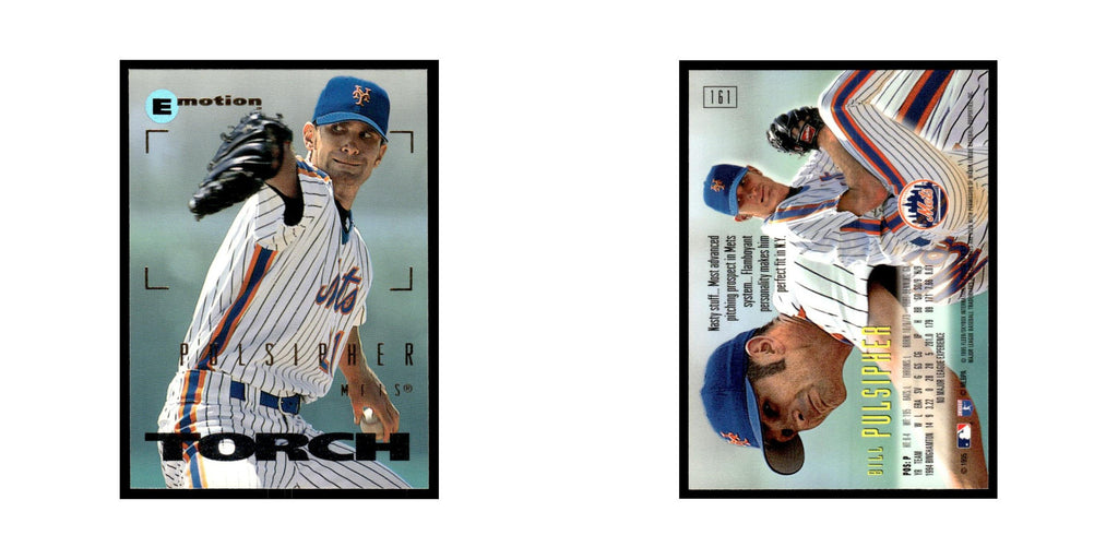 Bill Pulsipher 1995 SkyBox E-Motion #161 New York Mets Baseball Card NM