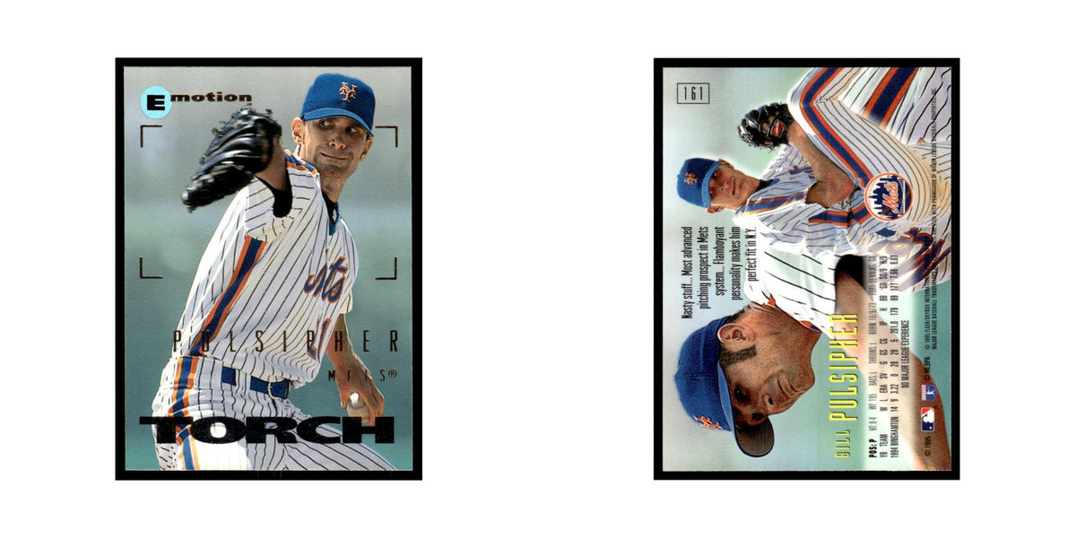 Bill Pulsipher 1995 SkyBox E-Motion #161 New York Mets Baseball Card NM