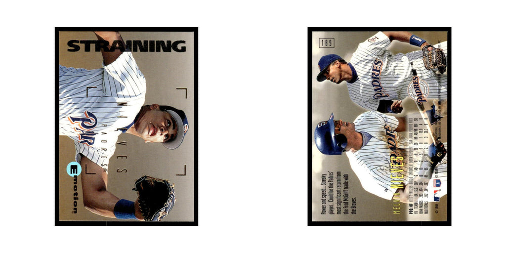 Melvin Nieves 1995 SkyBox E-Motion #189 San Diego Padres Baseball Card NM