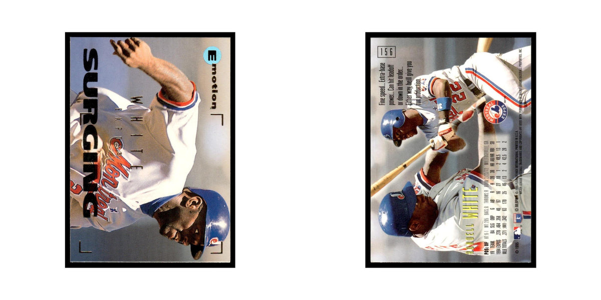 Rondell White 1995 SkyBox E-Motion #156 Montreal Expos Baseball Card NM