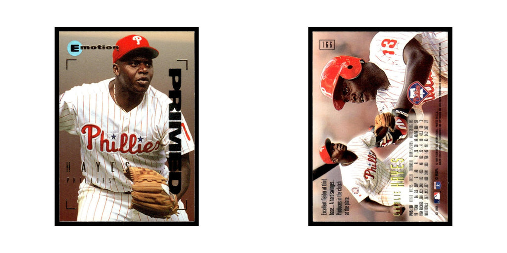 Charlie Hayes 1995 SkyBox E-Motion #166 Philadelphia Phillies Baseball Card NM