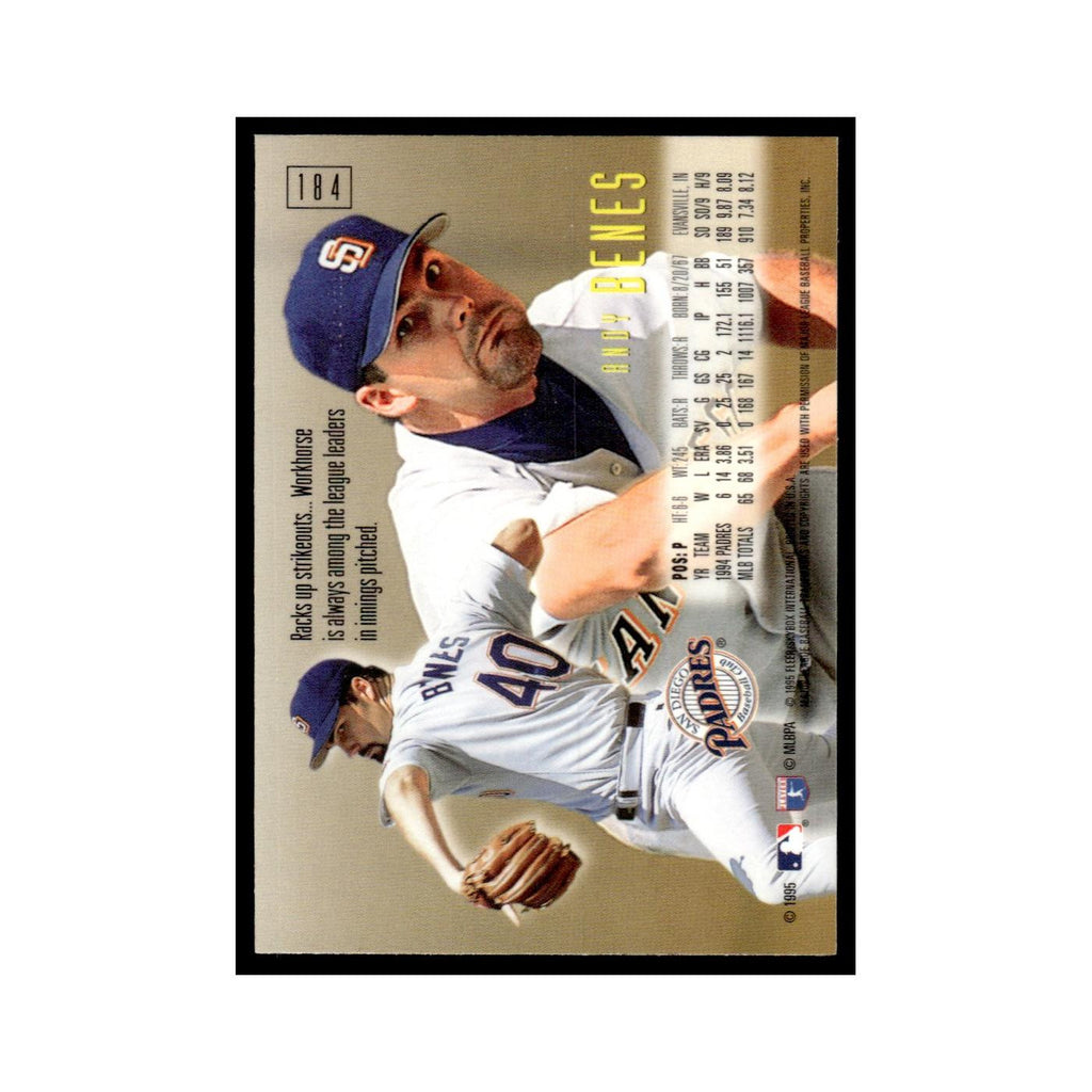 Andy Benes 1995 SkyBox E-Motion #184 San Diego Padres Baseball Card NM