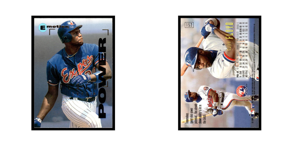 Cliff Floyd 1995 SkyBox E-Motion #152 Montreal Expos Baseball Card NM
