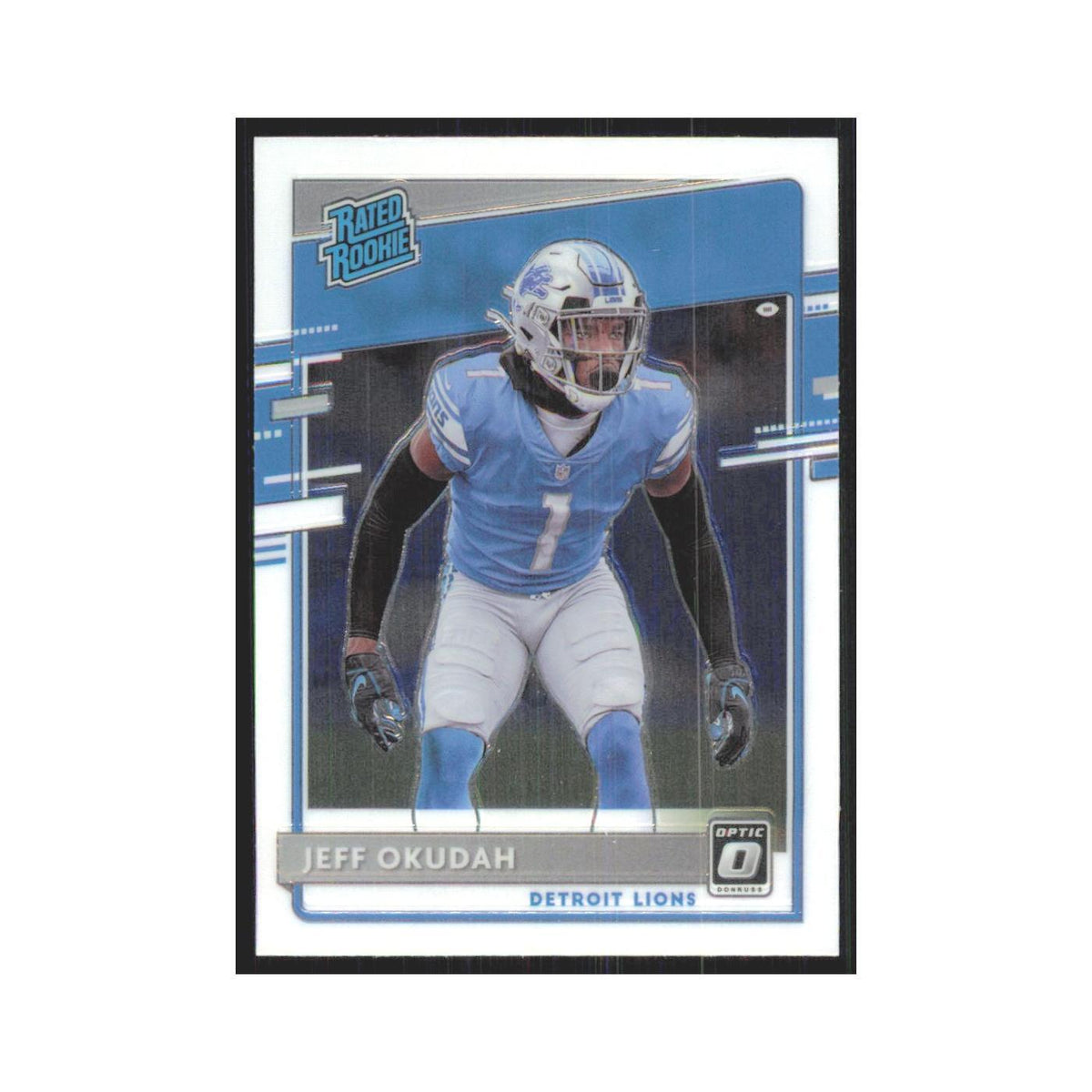 2020 Donruss Optic Jeff Okudah RC Lions #193