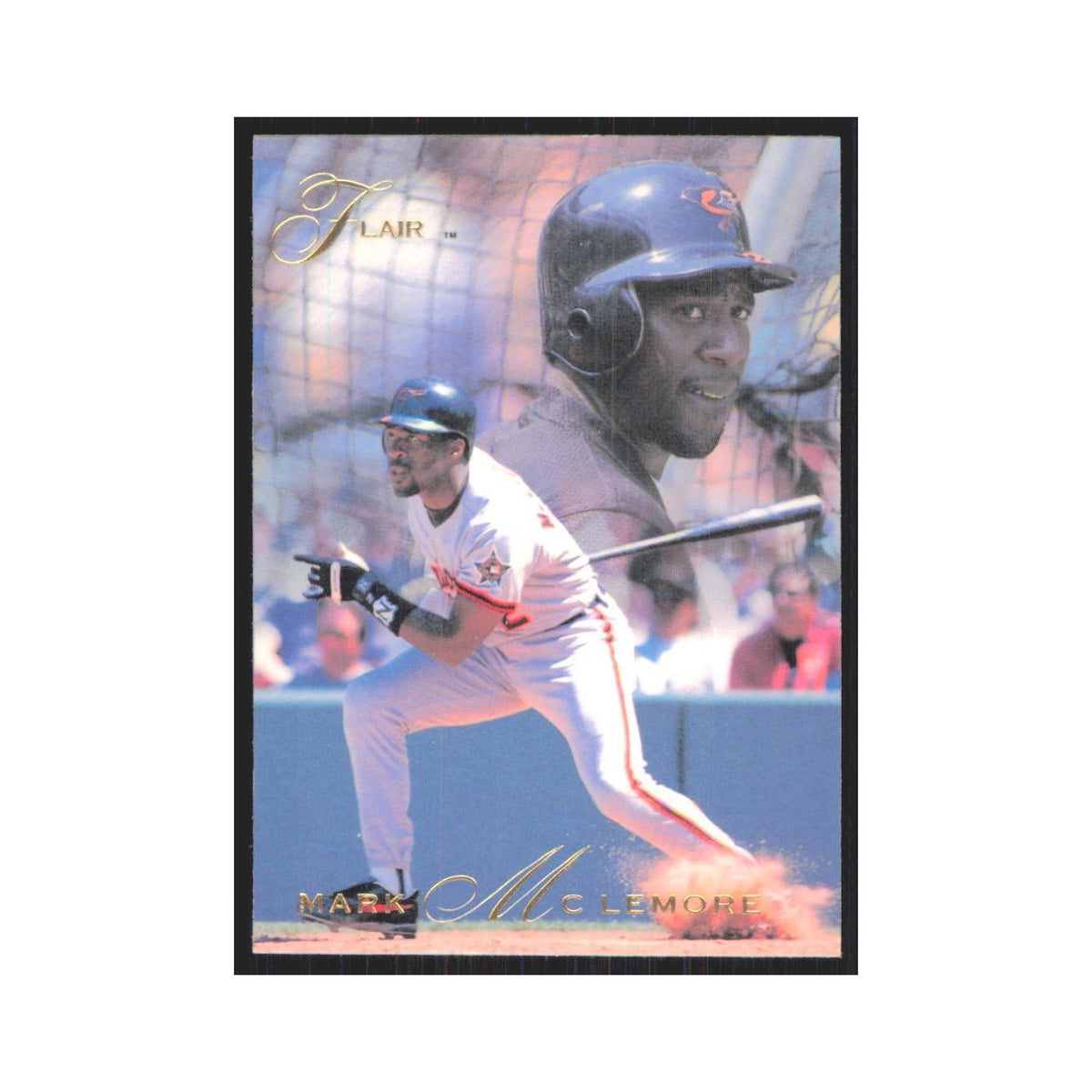 1993 Flair Mark McLemore Orioles #153