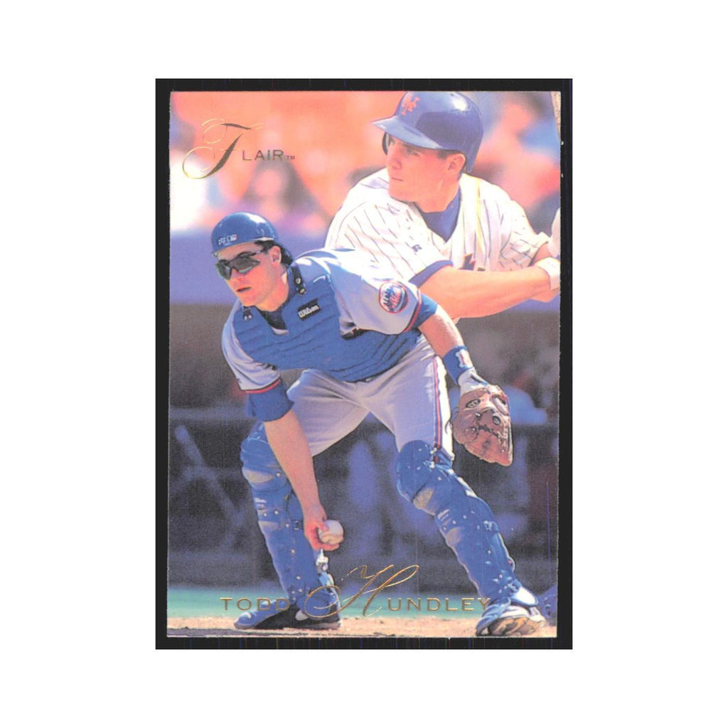 1993 Flair Todd Hundley Mets #92