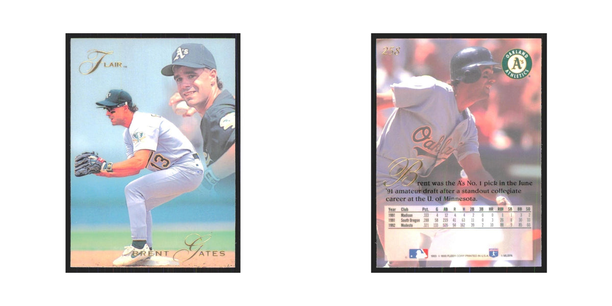 1993 Flair Brent Gates Athletics #258