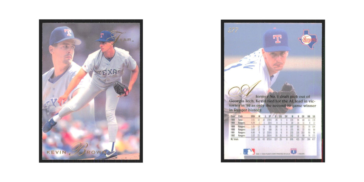 1993 Flair Kevin Brown Rangers #277