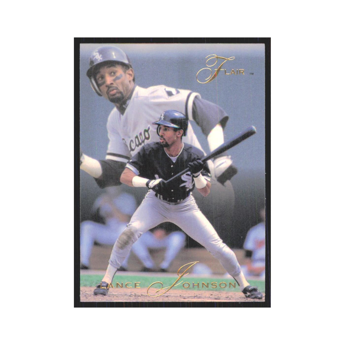 1993 Flair Lance Johnson White Sox #187