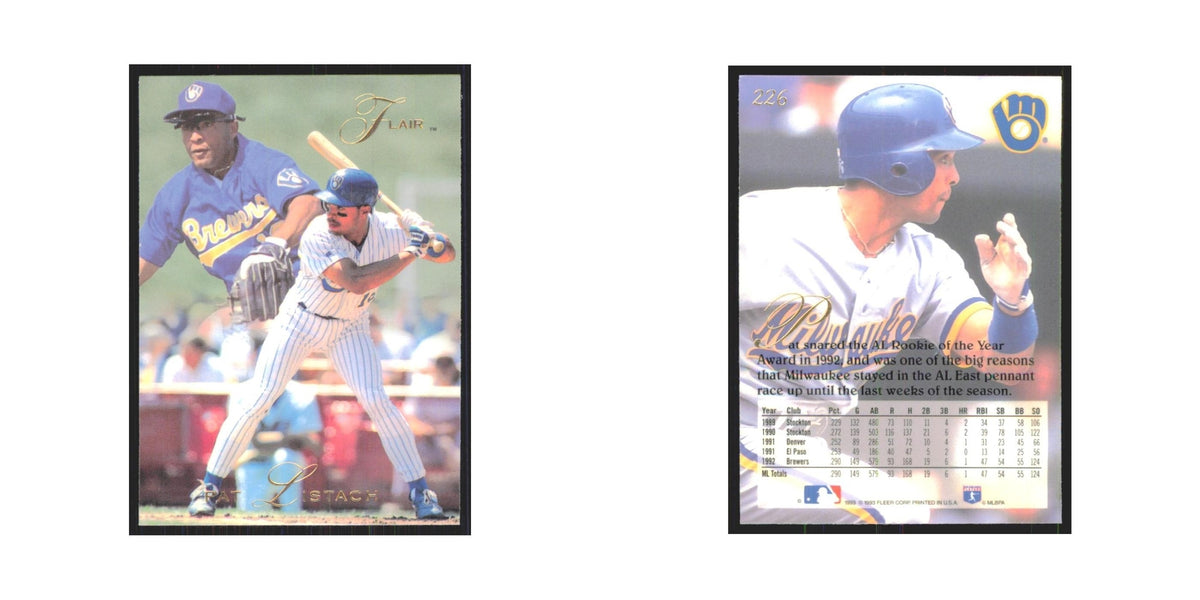 1993 Flair Pat Listach Brewers #226