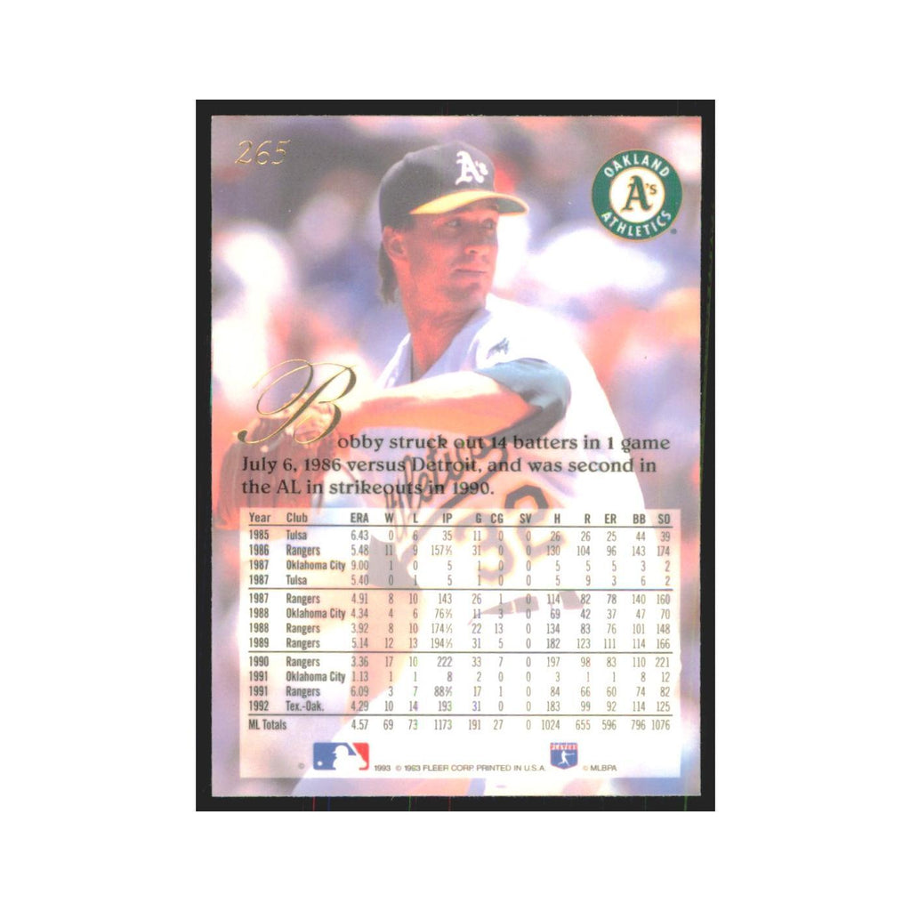 1993 Flair Bobby Witt Athletics #265