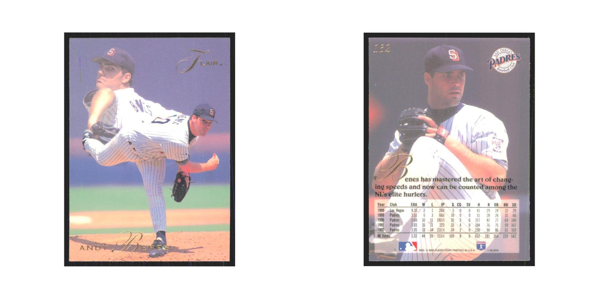 1993 Flair Andy Benes Padres #132