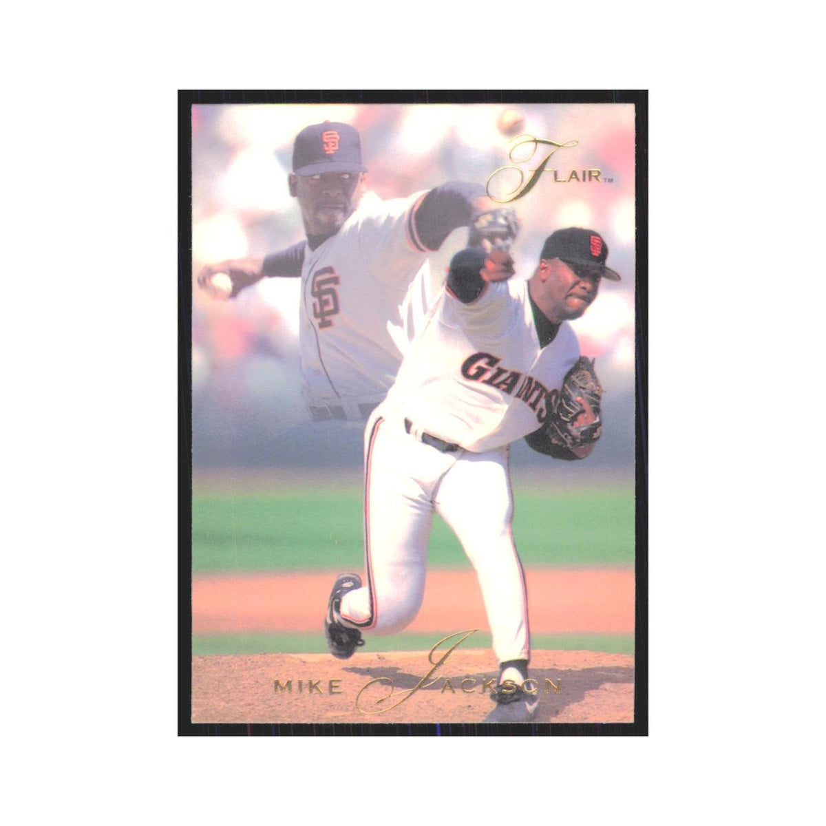 1993 Flair Mike Jackson Giants #142