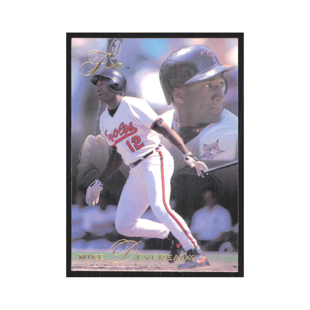 1993 Flair Mike Devereaux Orioles #150
