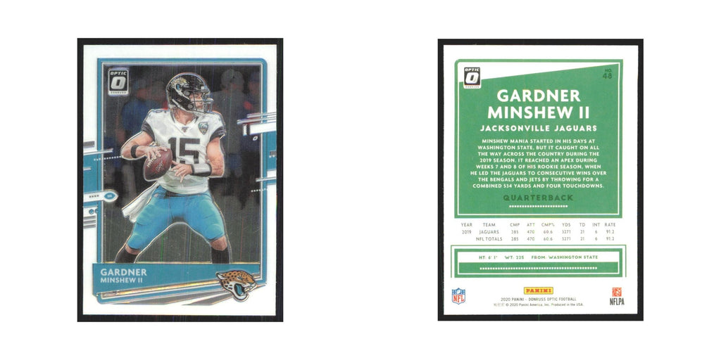 2020 Donruss Optic Gardner Minshew II Jaguars #48