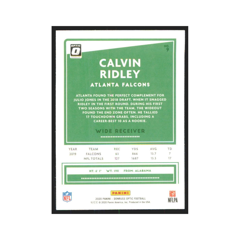 2020 Donruss Optic Calvin Ridley Falcons #9