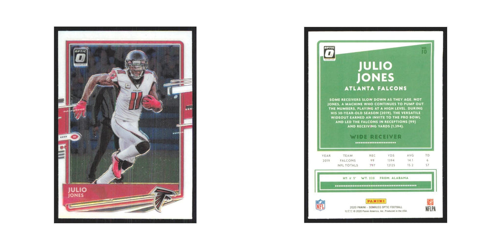 2020 Donruss Optic Julio Jones Falcons #10