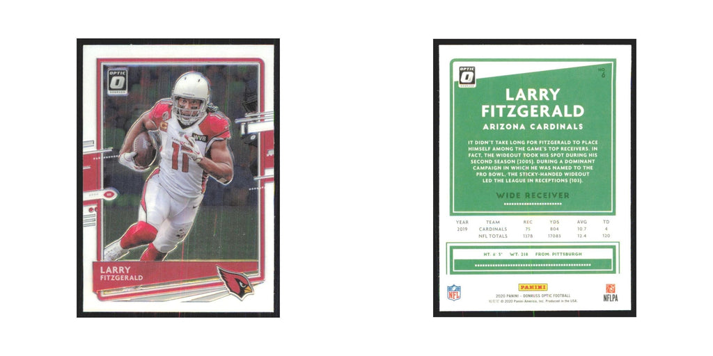 2020 Donruss Optic Larry Fitzgerald Cardinals #6