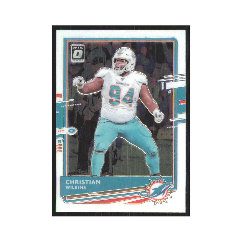 2020 Donruss Optic Christian Wilkins Dolphins #62