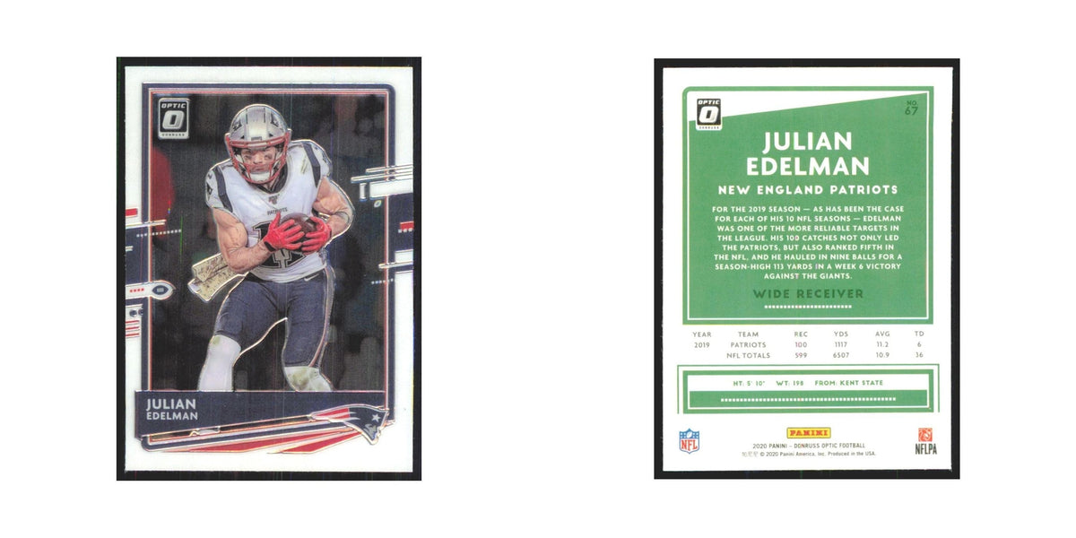 2020 Donruss Optic Julian Edelman Patriots #67