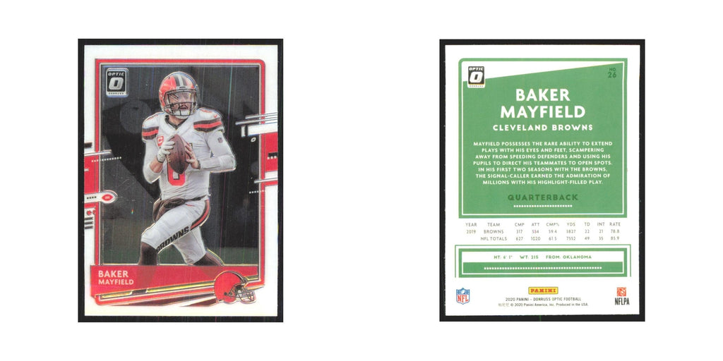 2020 Donruss Optic Baker Mayfield Browns #26