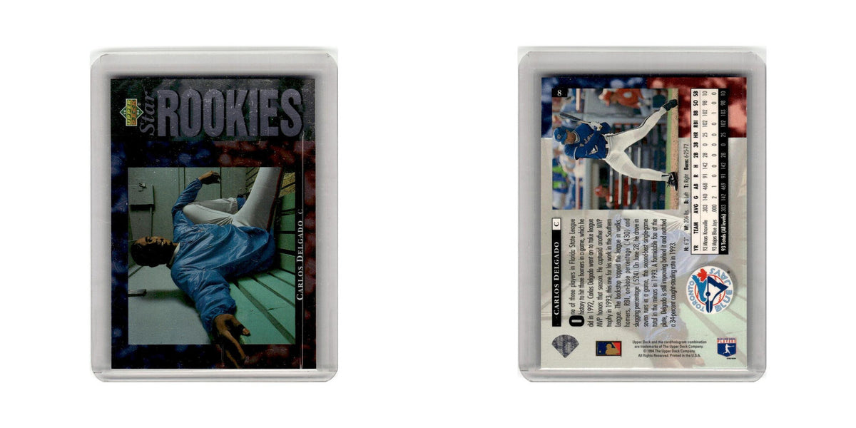 Carlos Delgado 1994 Upper Deck #8 Toronto Blue Jays Baseball Card NM
