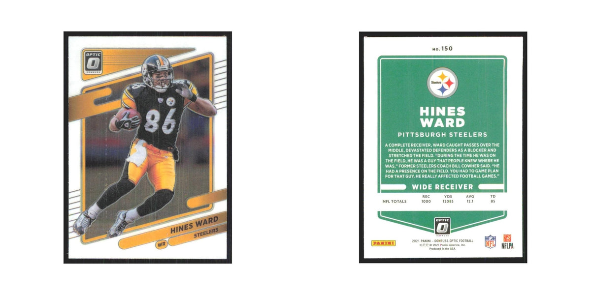 2021 Donruss Optic Hines Ward Steelers #150
